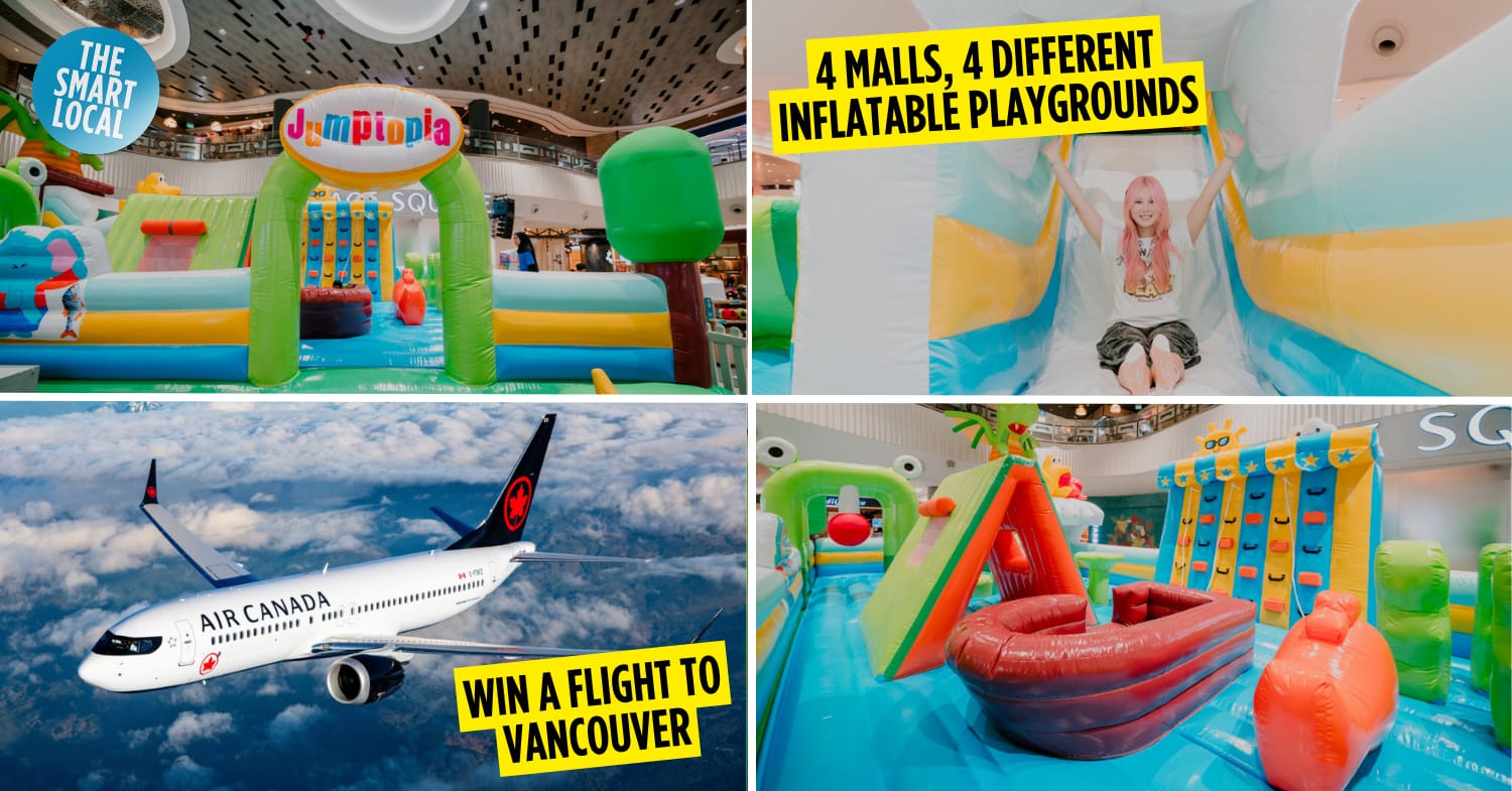 Catch Jumptopia Inflatables, Member Deals & Flight Giveaways At Frasers Property Singapore Malls This June Hols