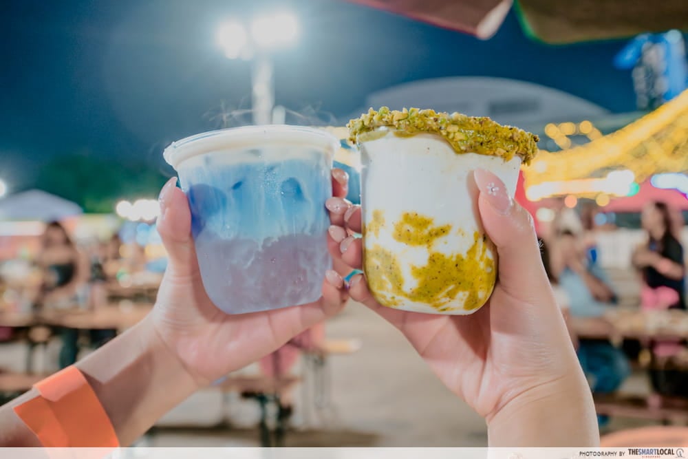 Thirsty coconut drinks