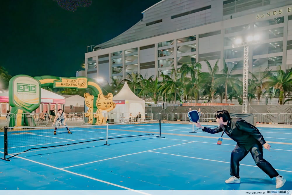Pickleball courts at GastroBeats 2026