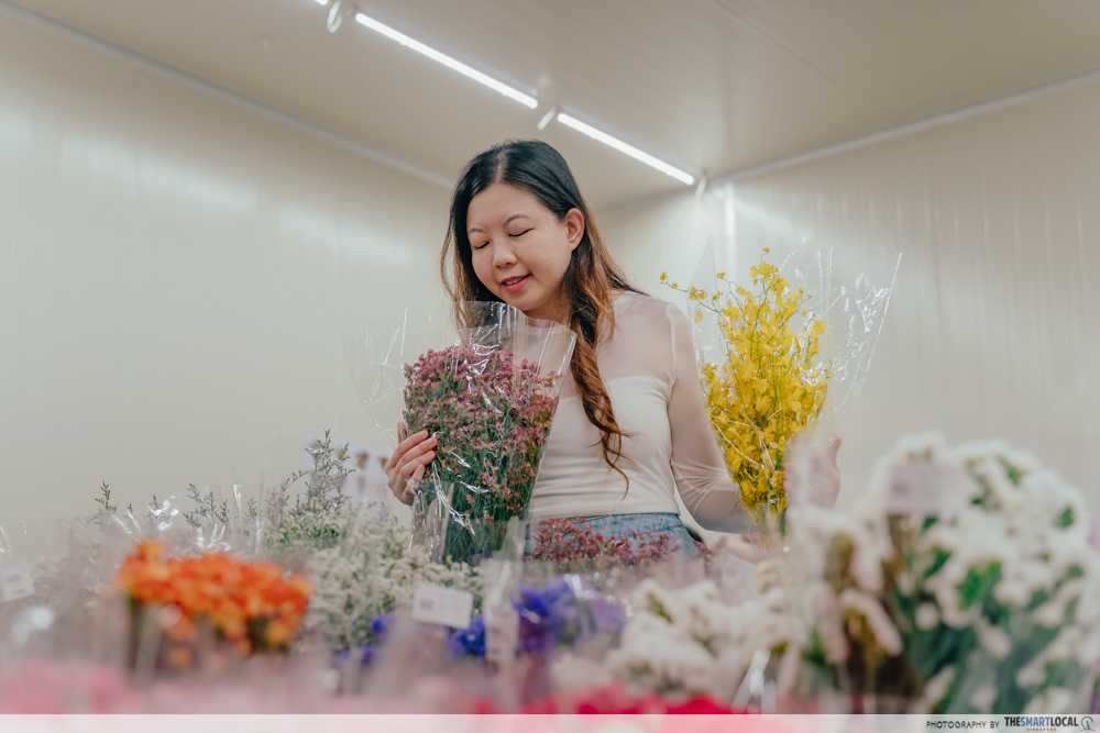 cold room in flower wholesale centres