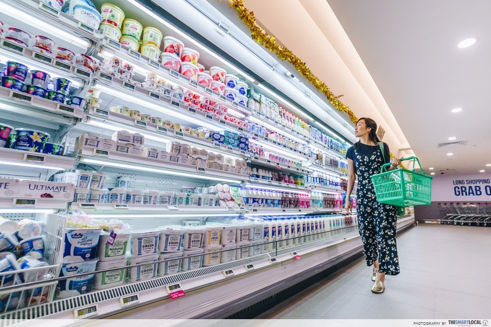 coldest places supermarket dairy aisle