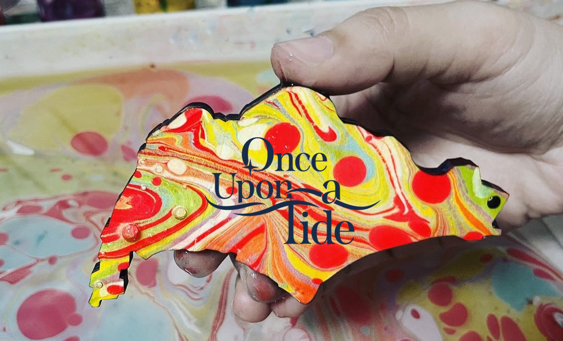 Swirls of the Sea: A Marbling Art Drop-In Craft Activity