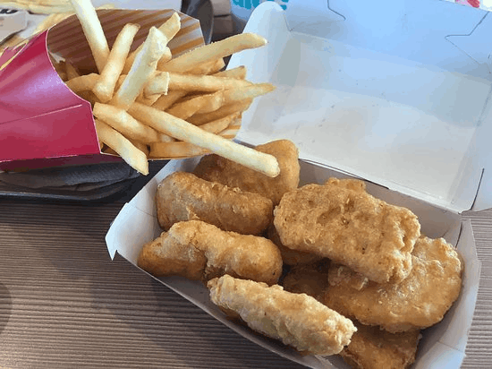Nuggets and fries