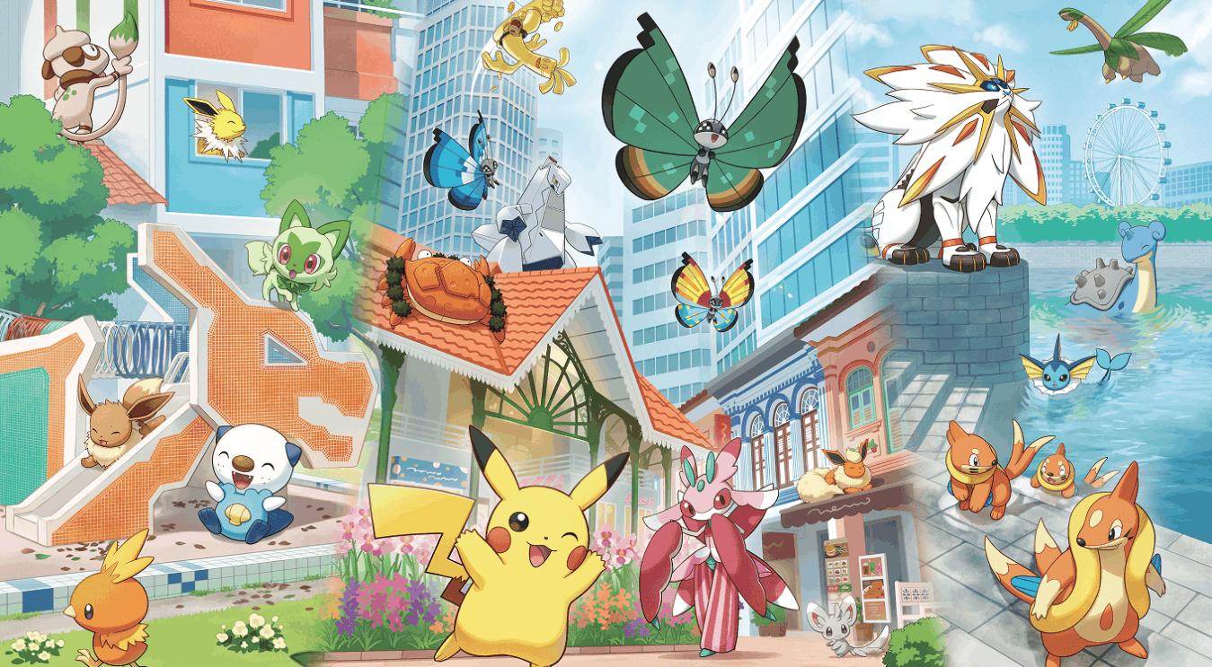 Pokémon Center Singapore website banner
