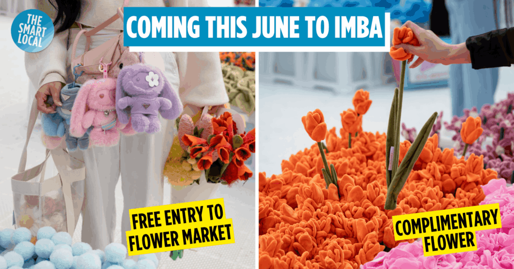There’s An Inflatable Art Playground & Free Flower Market With Plush Blooms At Gardens By The Bay