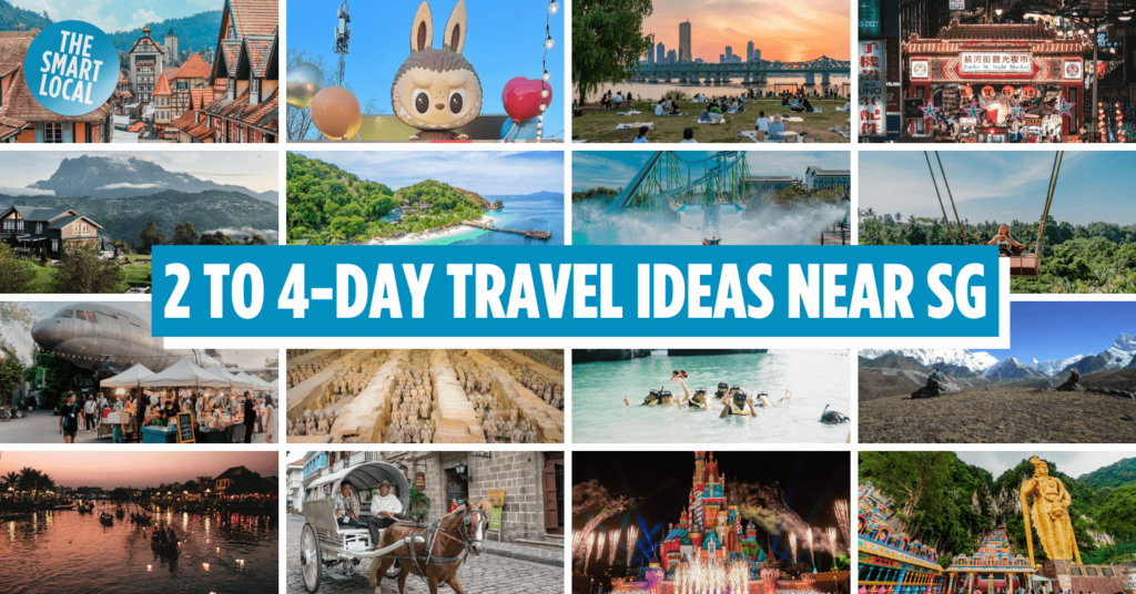 Weekend getaway destinations near Singapore - Indonesia, Malaysia, Thailand, Vietnam, Philippines, China, Japan, Korea